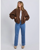 FOXWOOD - EVIE SUEDE BOMBER