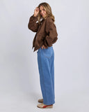 FOXWOOD - EVIE SUEDE BOMBER