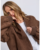FOXWOOD - EVIE SUEDE BOMBER