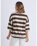 ELM - MAZIE BLOCK STRIPE SWEAT