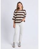 ELM - MAZIE BLOCK STRIPE SWEAT