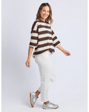 ELM - MAZIE BLOCK STRIPE SWEAT