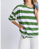 ELM - MAZIE BLOCK STRIPE SWEAT