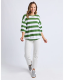 ELM - MAZIE BLOCK STRIPE SWEAT