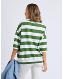 ELM - MAZIE BLOCK STRIPE SWEAT