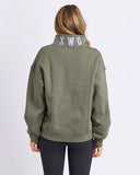 FOXWOOD - COLLEGE CONTRAST ZIP CREW