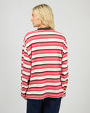 ALL ABOUT EVE - DOLLY LS STRIPE TEE