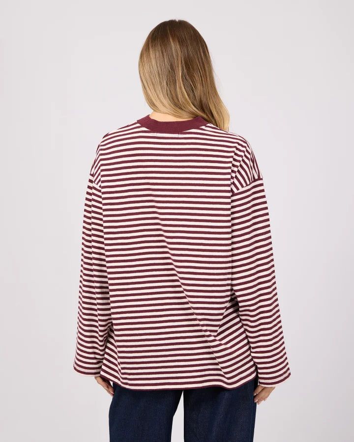 ALL ABOUT EVE - PALOMA LS STRIPE TEE