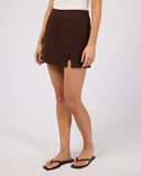 ALL ABOUT EVE - FERN LINEN SKORT