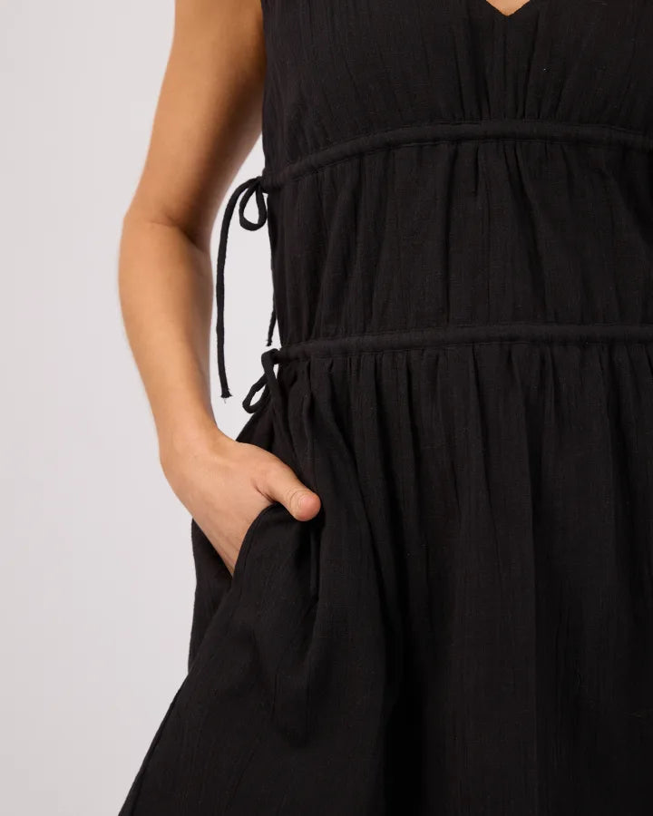 ALL ABOUT EVE - HEIDI RUCHED MINI DRESS