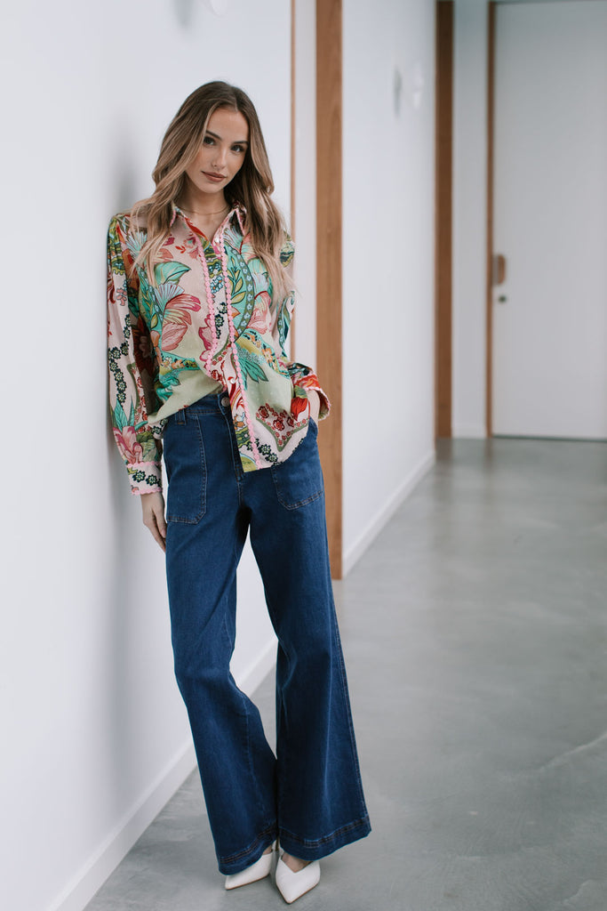 JOOP & GYPSY - ST TROPEZ COTTON DOBBIE SHIRT