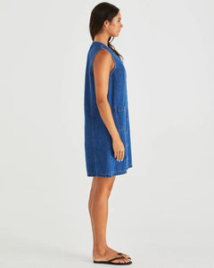 SASS - SABINE DENIM VEST DRESS