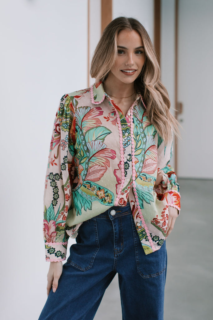 JOOP & GYPSY - ST TROPEZ COTTON DOBBIE SHIRT