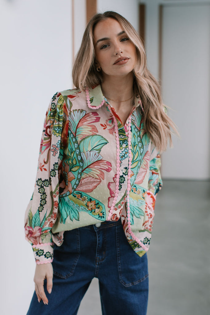 JOOP & GYPSY - ST TROPEZ COTTON DOBBIE SHIRT