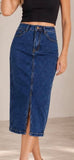 COUNTRY DENIM - SPLIT FRONT SKIRT
