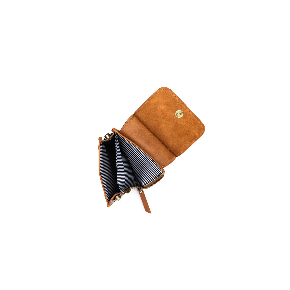 BLACK CAVIAR - LOU LOU PHONE CROSSBODY WALLET