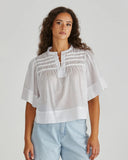 SASS - PAMMI RUFFLE YOKE BLOUSE
