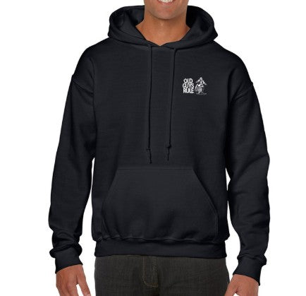 OLD GUYS RULE- BIKER GUY HOODIE