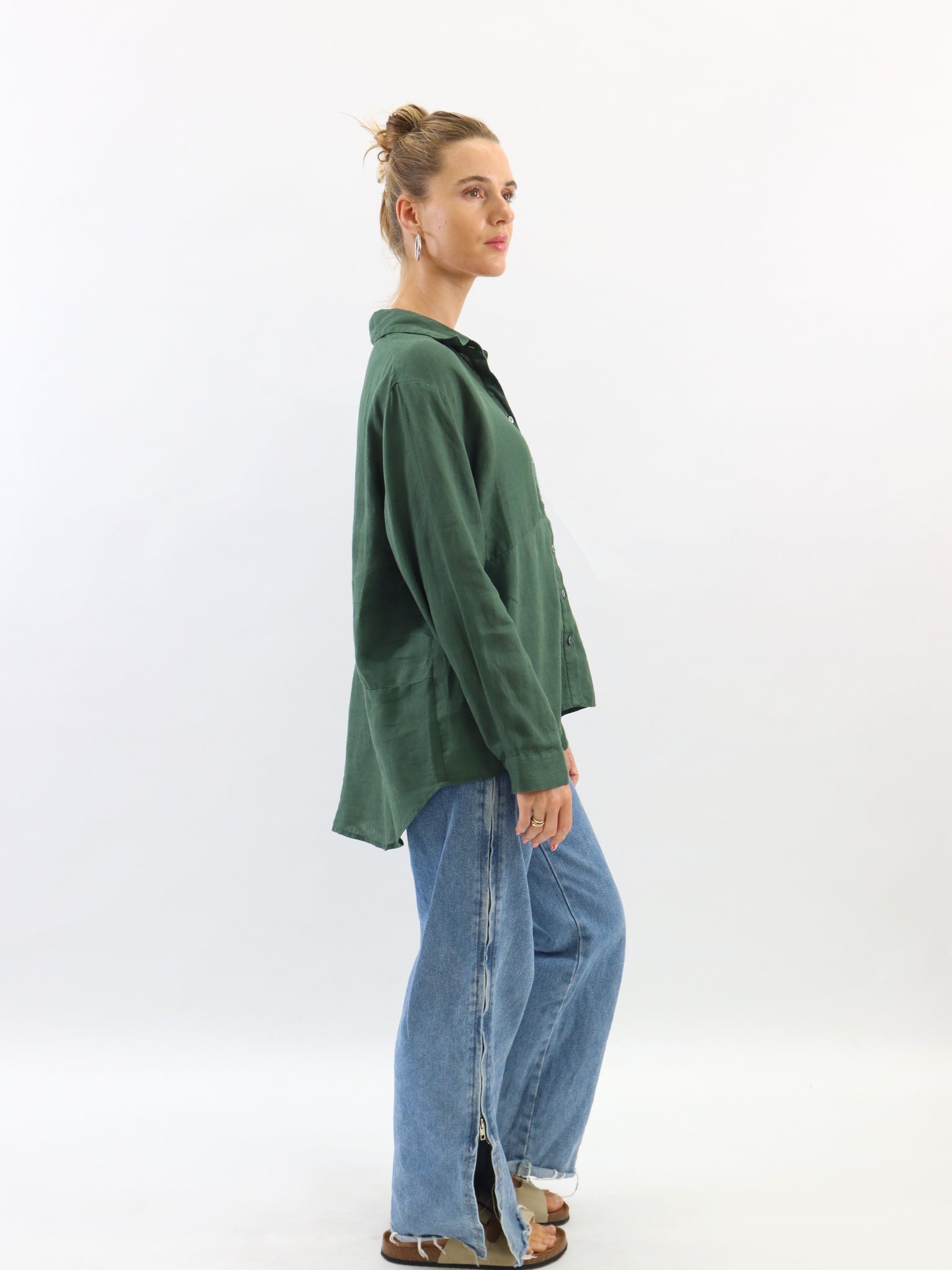 WORTHIER - LINEN TOP