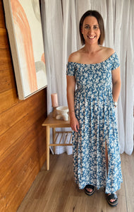 CKM - OFF SHOULDER MAXI DRESS