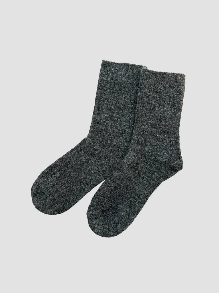ANGELS WHISPER - RIB WOOL BLEND SOCKS