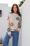 MISS MARLOW - DAISY MOCK TURTLE SLOUCH KNIT