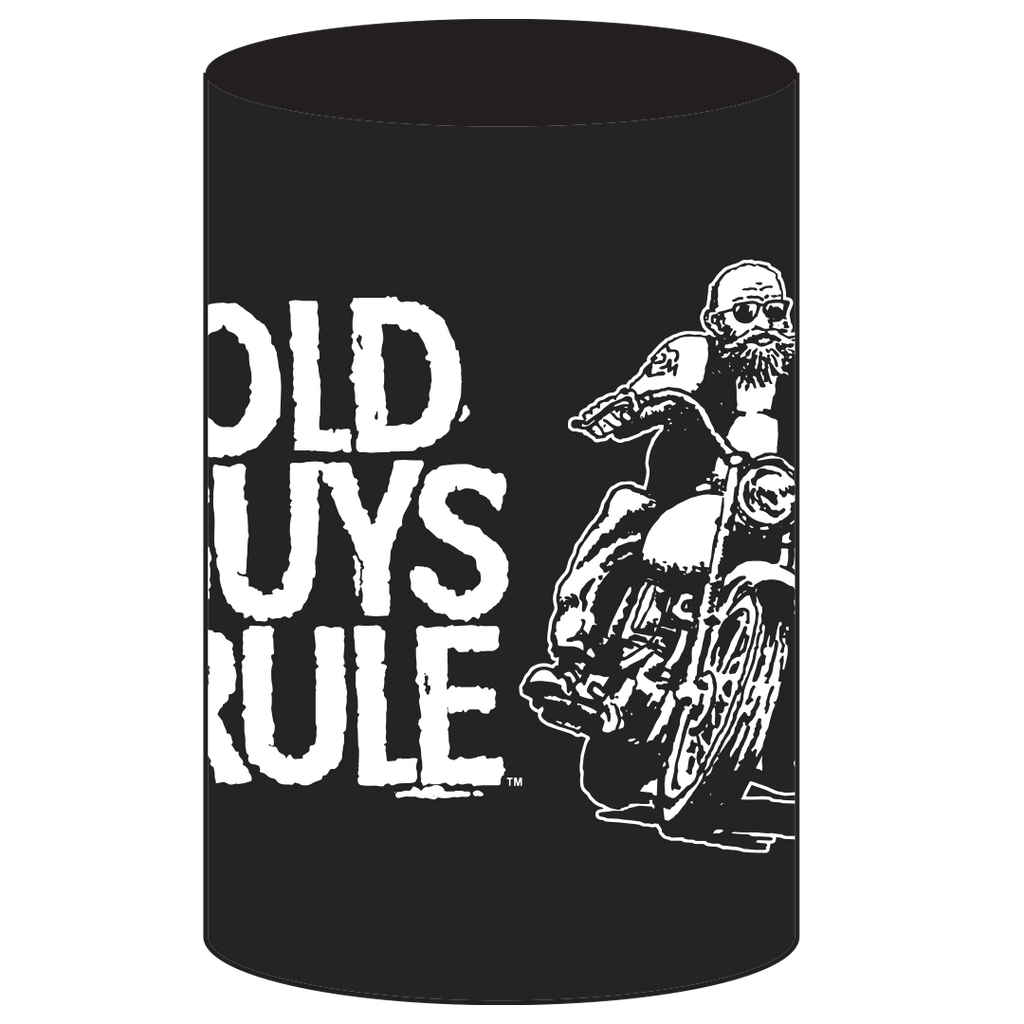 OLD GUYS RULE - BIKER GUY DRINK COOLER