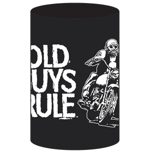 OLD GUYS RULE - BIKER GUY DRINK COOLER