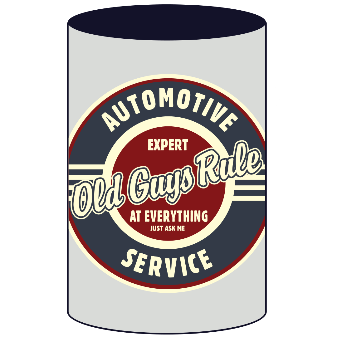 OLD GUYS RULE - AUTO SERVICE DRINK COOLER
