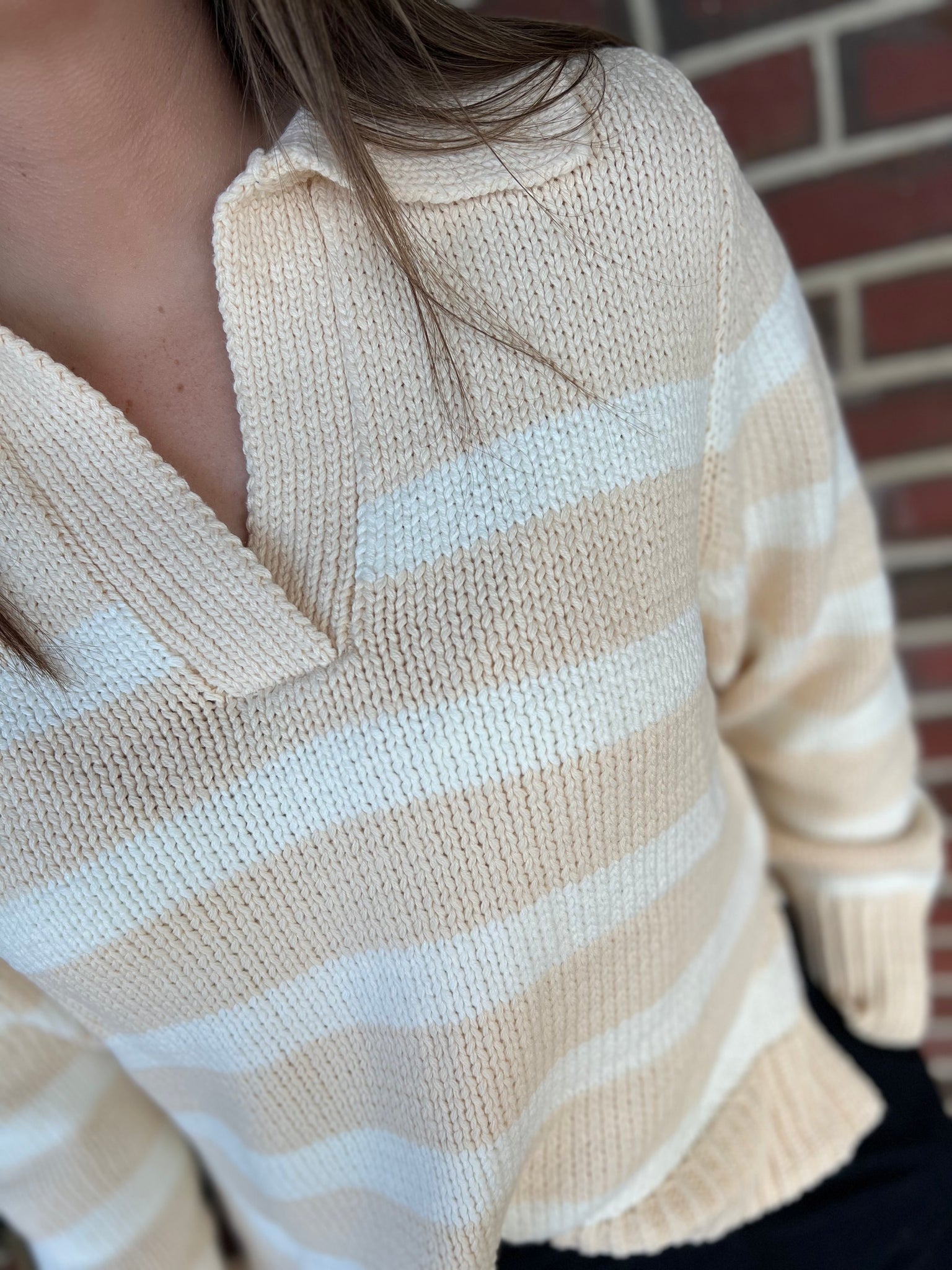 EBBY AND I - STRIPED JUMPER