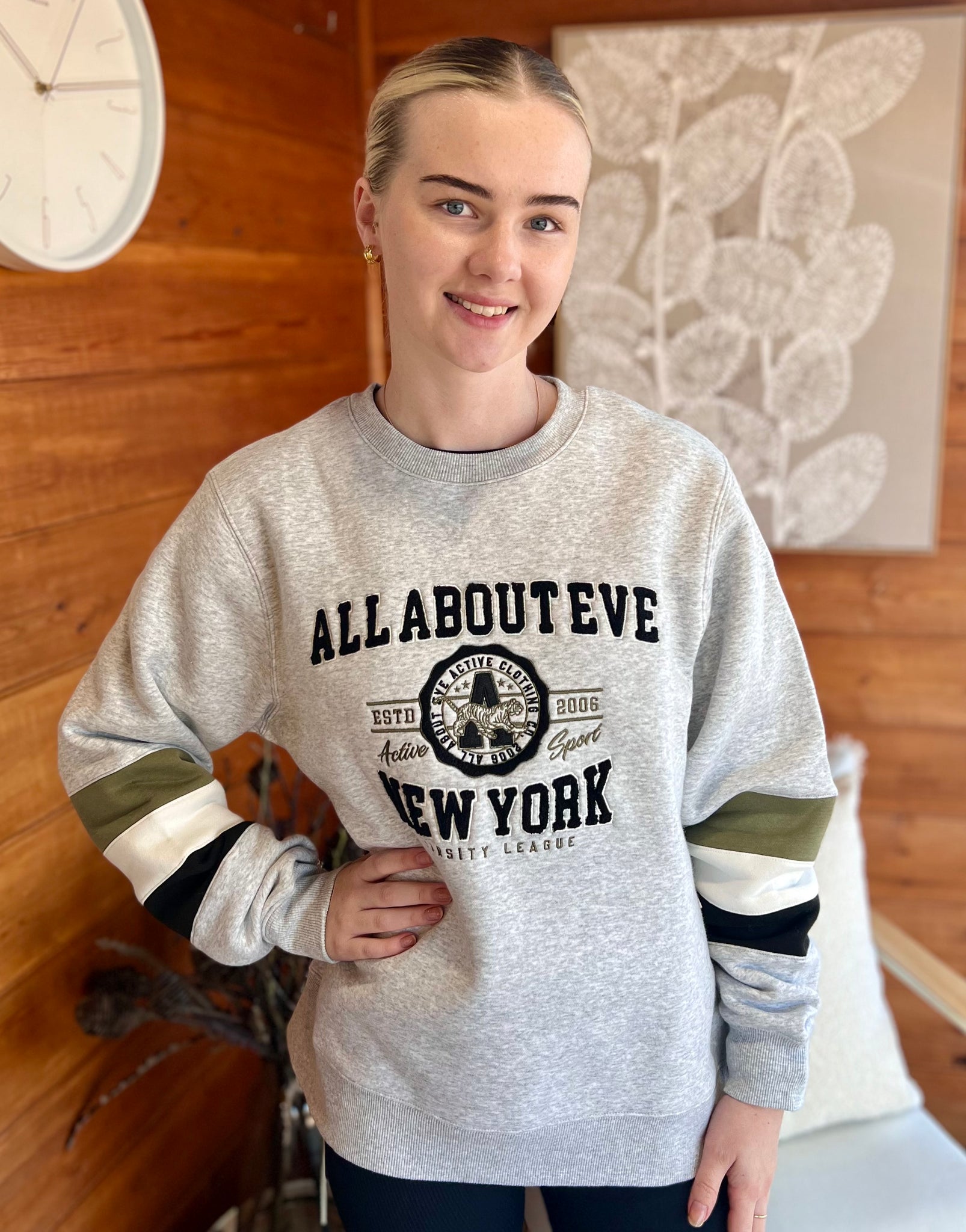 ALL ABOUT EVE - SKI OVERSIZED CREW