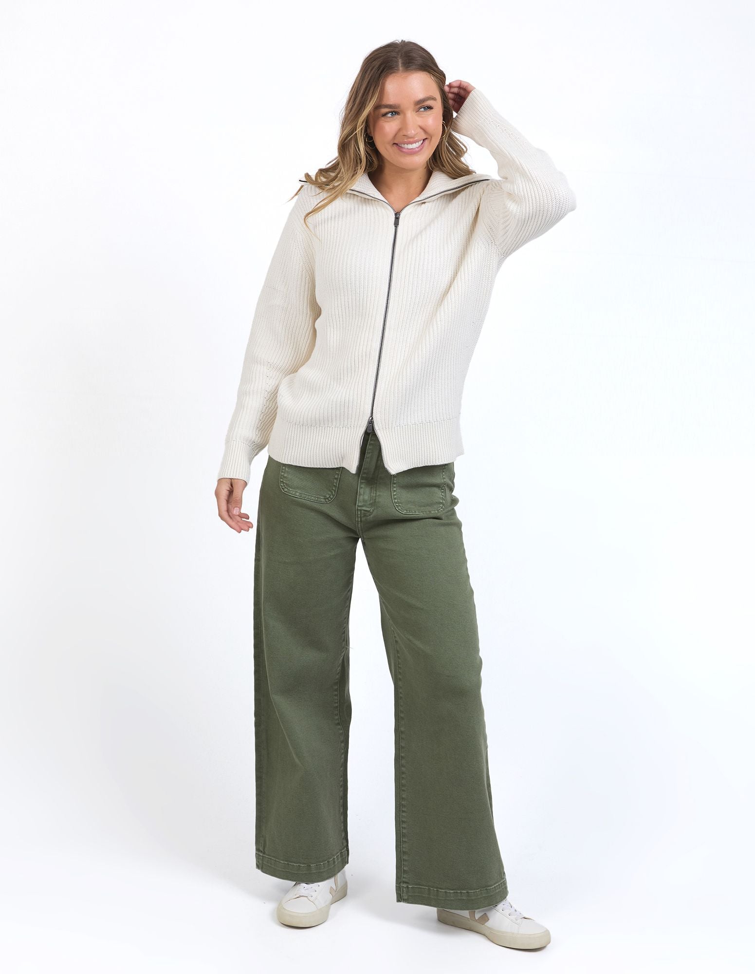 FOXWOOD - MAURIE ZIP KNIT