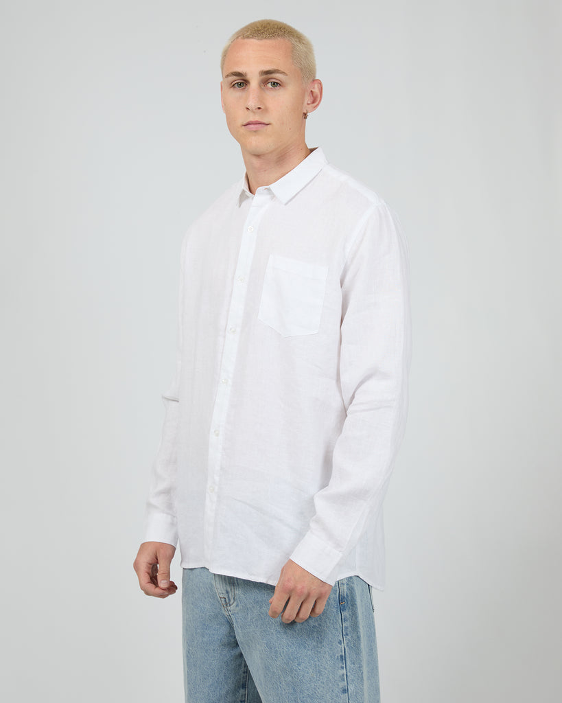 SILENT THEORY - LINEN LS SHIRT II