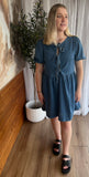 SWEET POT - DENIM DRESS