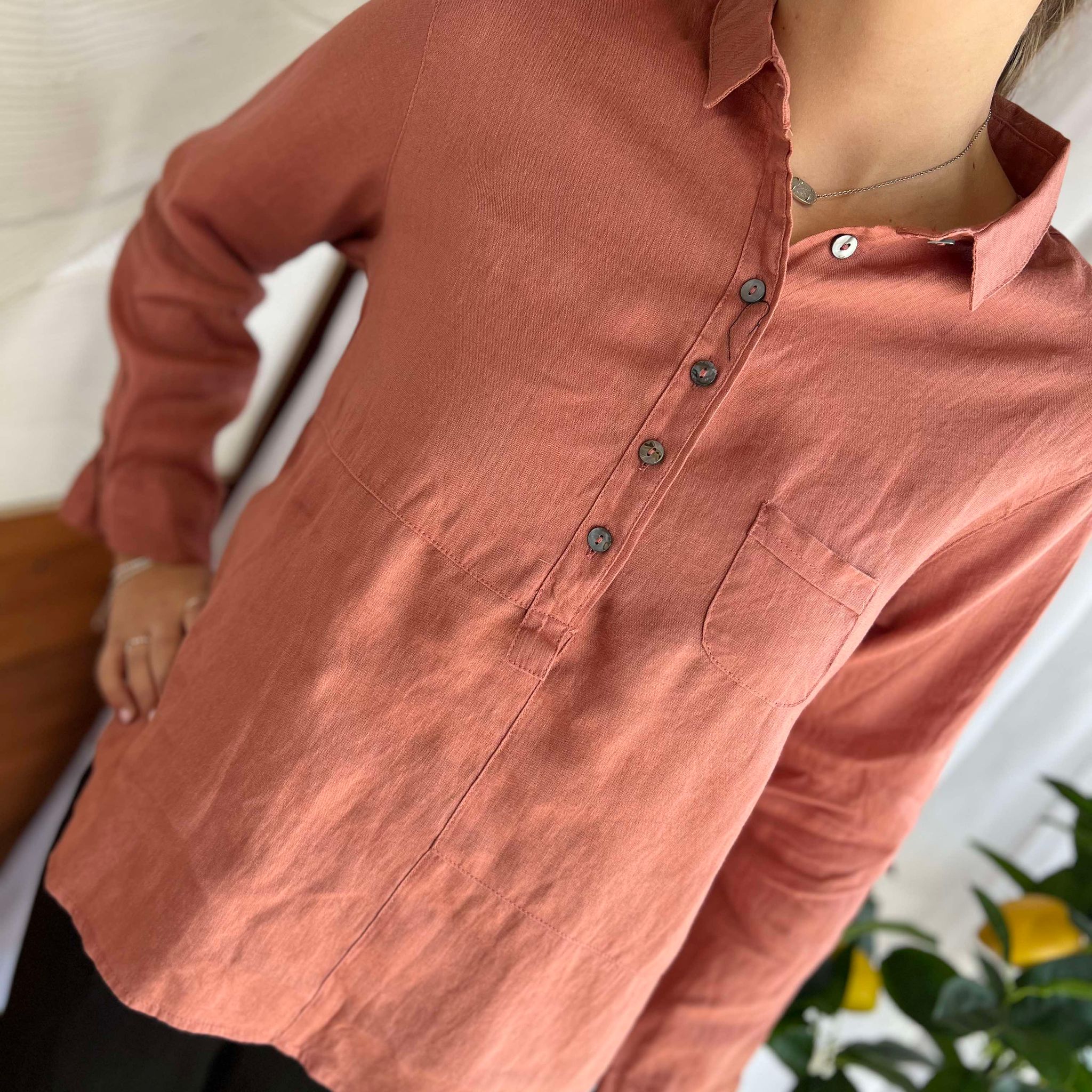 WORTHIER - LINEN SHIRT