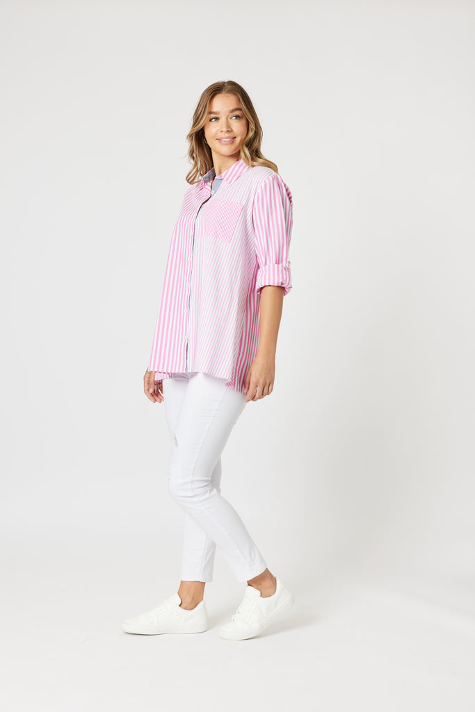 THREADZ - SKYLER STRIPE SHIRT