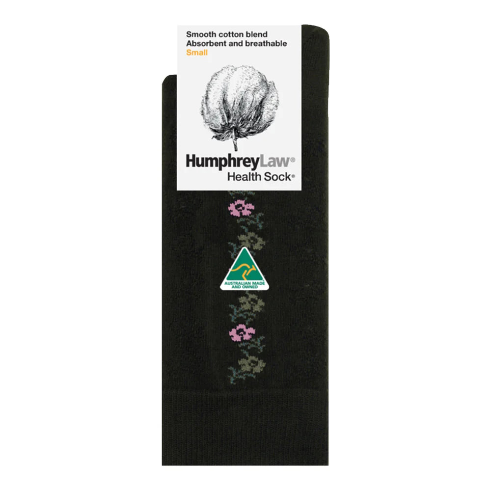 HUMPHREY LAW - HEALTH 85% MERC COTTON PATTERNED SOCKS