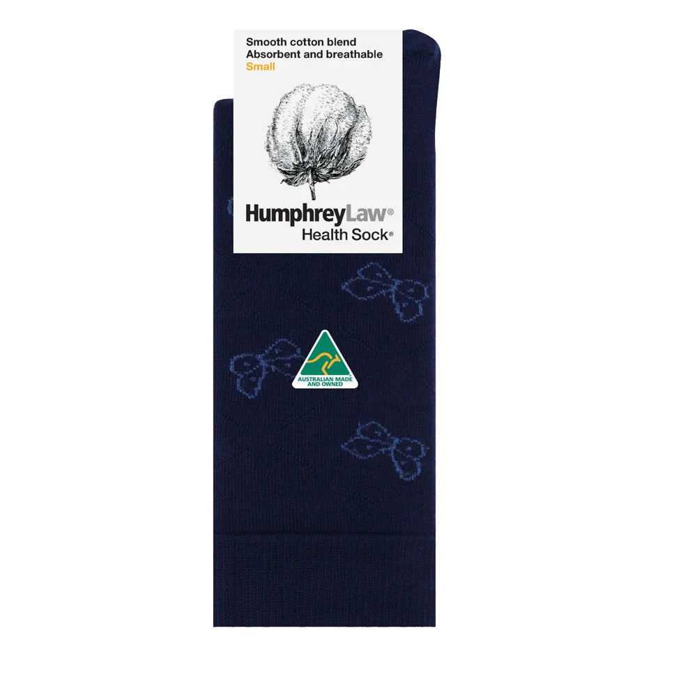 HUMPHREY LAW - HEALTH 85% MERC COTTON PATTERNED SOCKS