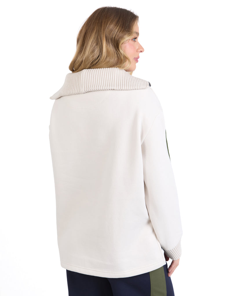 FOXWOOD - KNIT COLLAR CREW