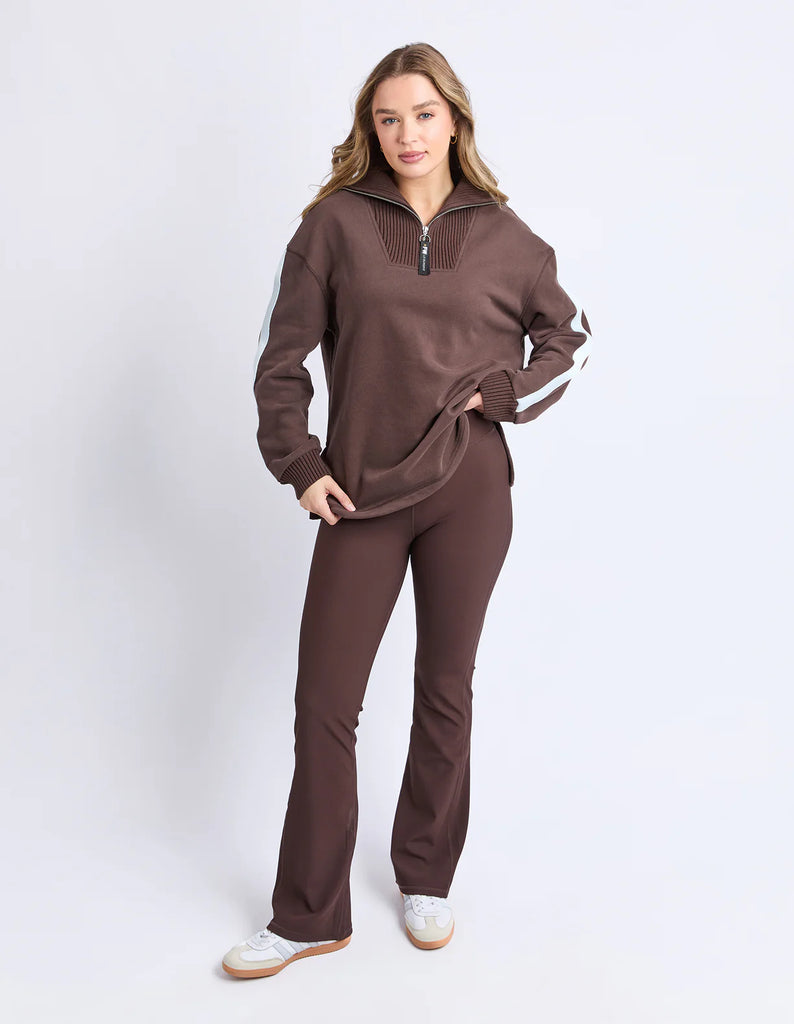 FOXWOOD - KNIT COLLAR CREW