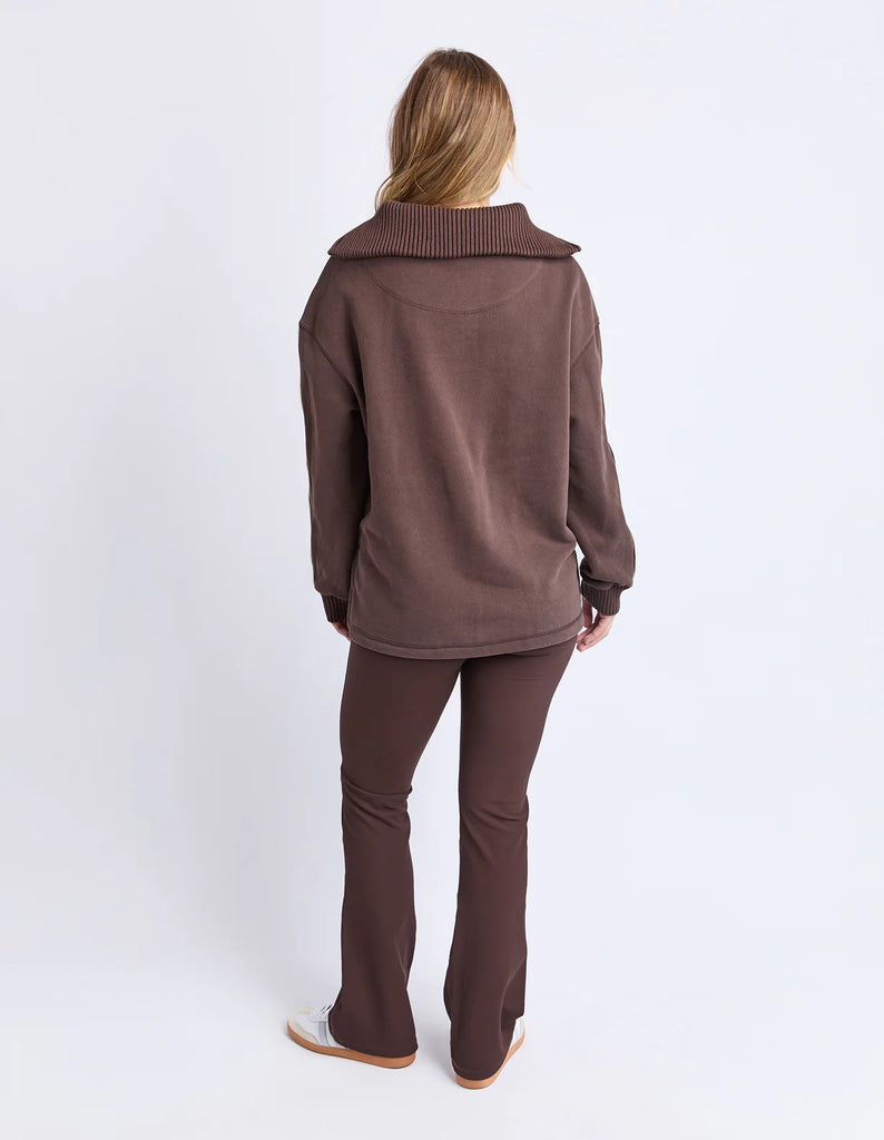 FOXWOOD - KNIT COLLAR CREW