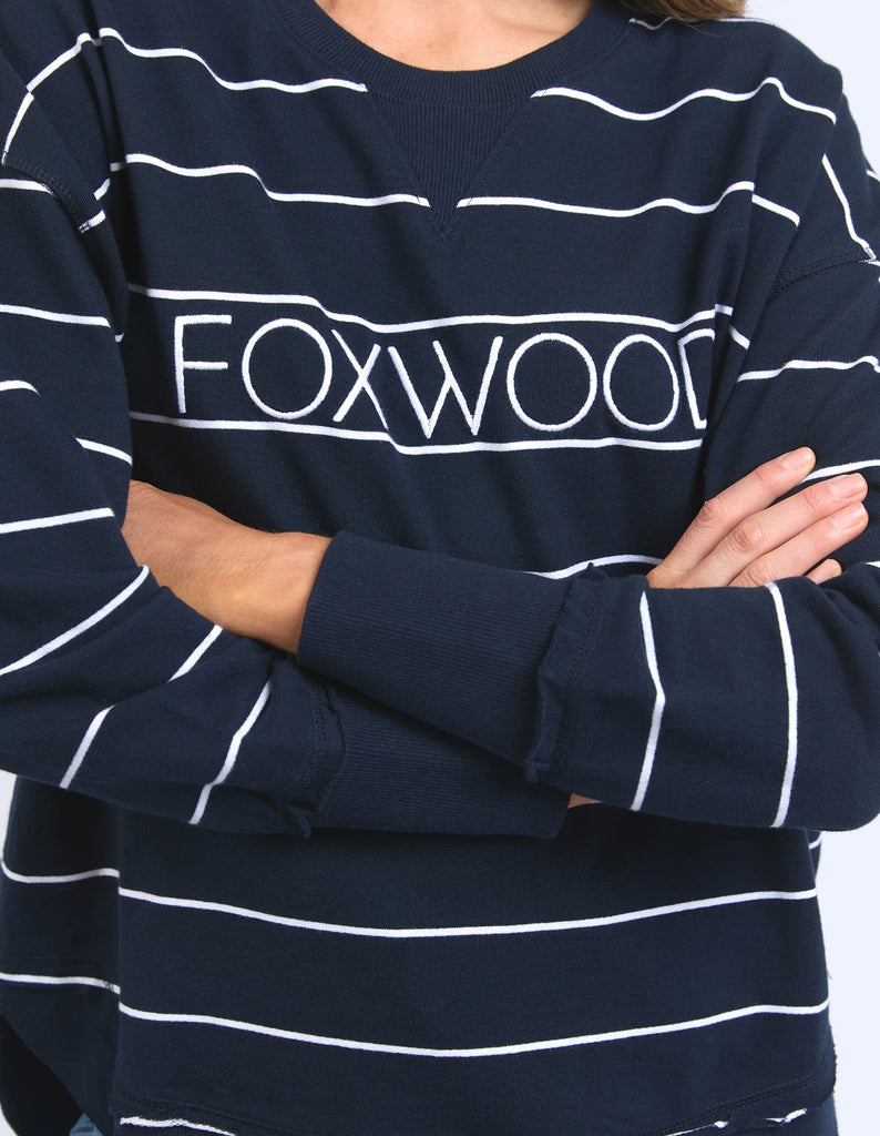 FOXWOOD - CLASSIC STRIPE SIMPLIFIED CREW