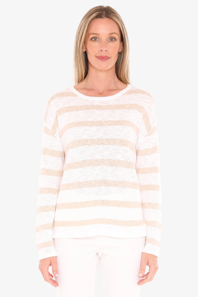 JUMP - STRIPE SLUB PULLOVER