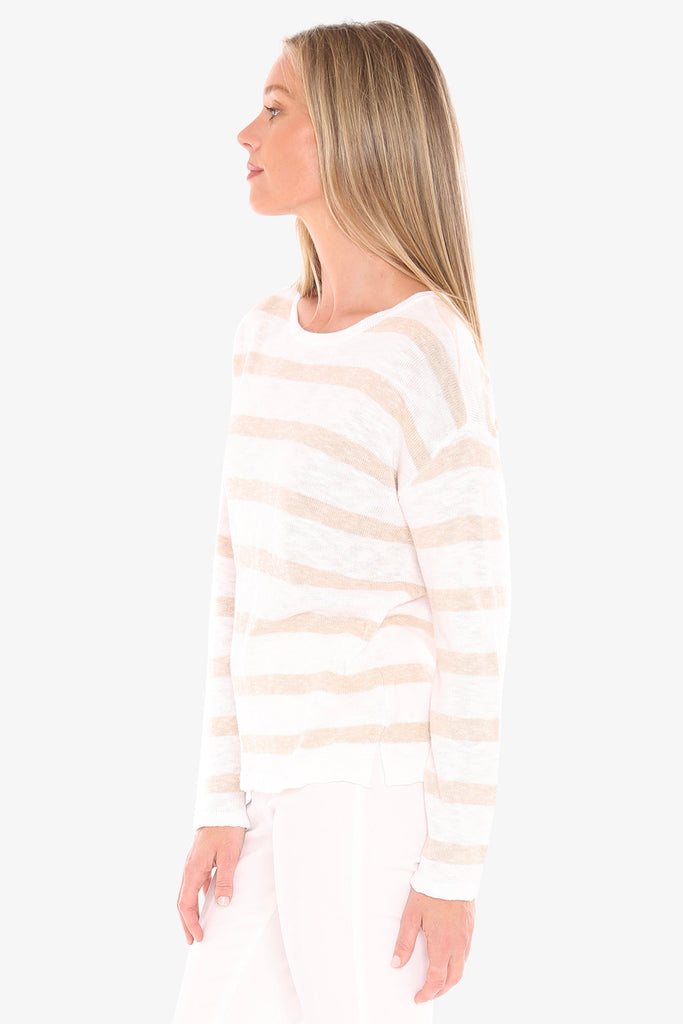 JUMP - STRIPE SLUB PULLOVER