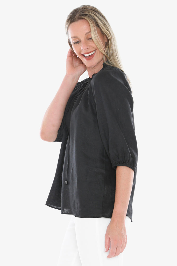 JUMP - RUFFLE NECK TOP