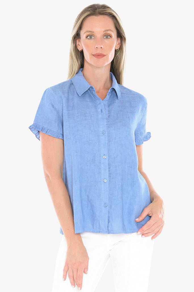 JUMP - PIGMENT RUFFLE SHIRT