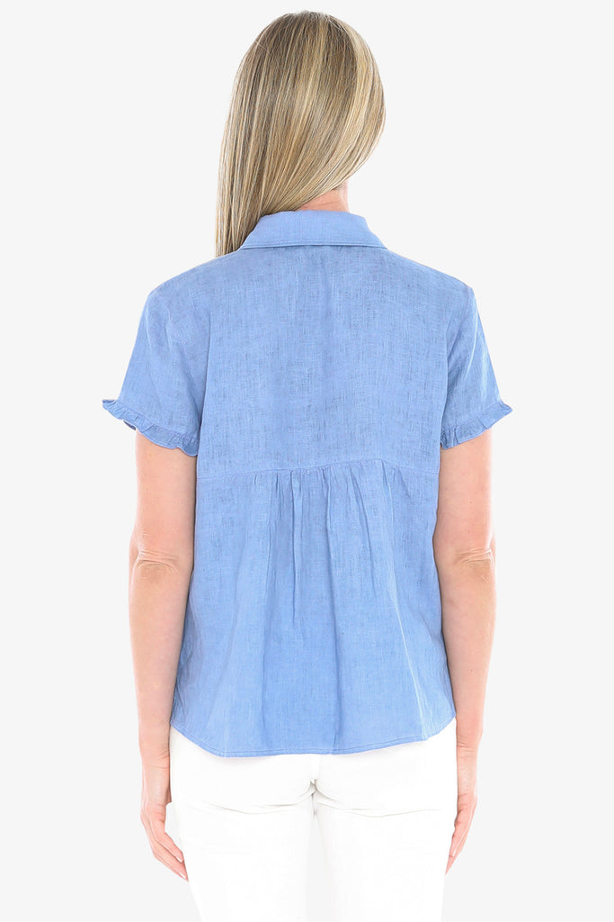 JUMP - PIGMENT RUFFLE SHIRT