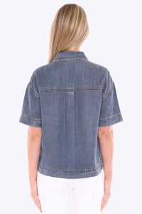 JUMP - SOFT DENIM S/S SHIRT