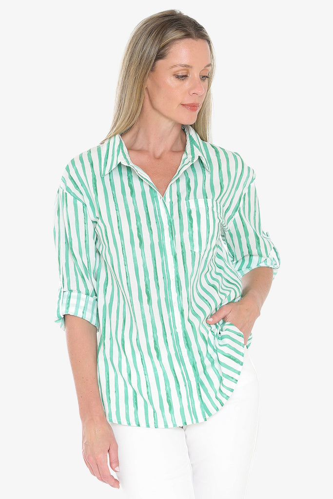 JUMP - WATER STRIPE SHIRT