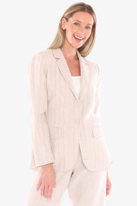 JUMP - PINSTRIPE JACKET